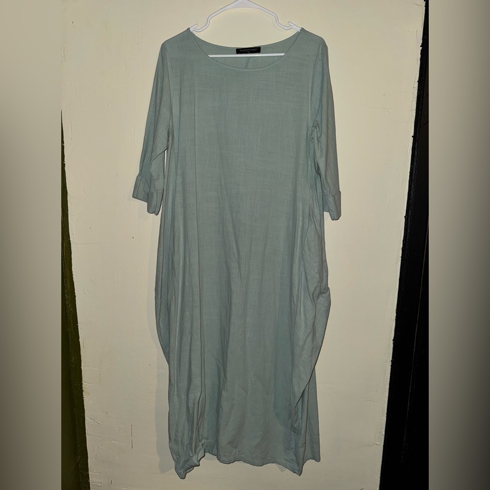 Light Blue linen Dress